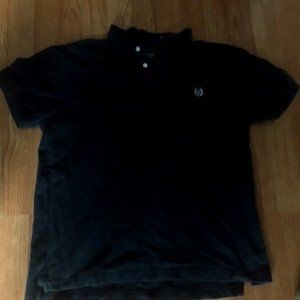 black polo with collar